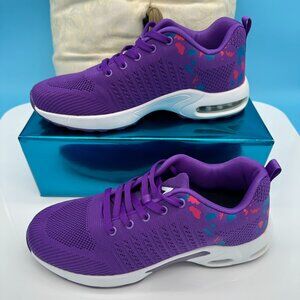 Mishansha Women's‎ Running Walking Jogging Sneaker Shoes, Size 10, Purple, NWOT